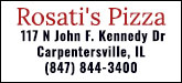 Rosati's Pizza Sponsorship Banner