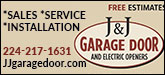 J&J Garage Door and Electric Openers Sponsorship Banner
